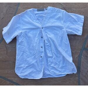 Fear of God Essentials Short-Sleeve Shirt 'Eggshell' Size L